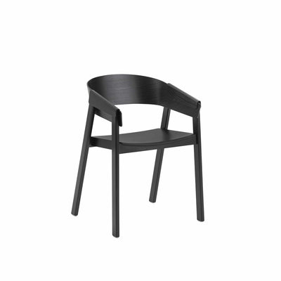 muuto cover armchair in black, available from someday designs. #colour_black