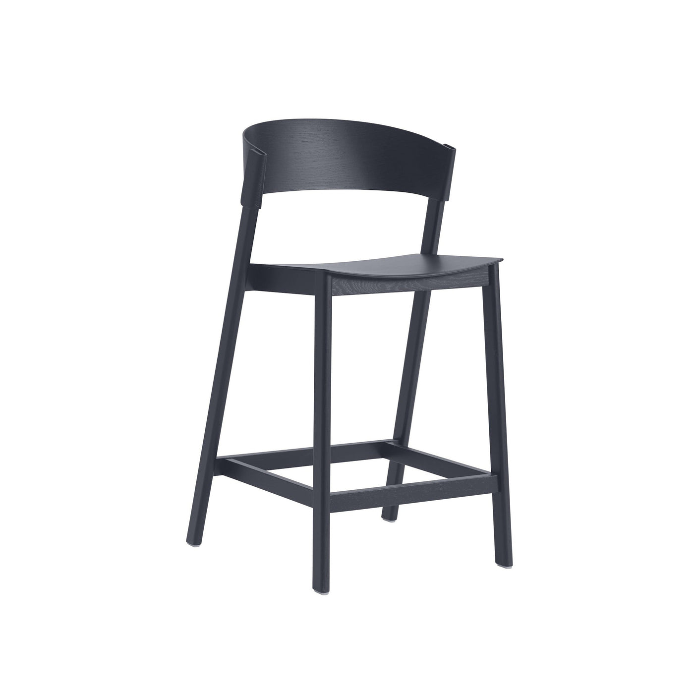 Muuto Cover counter stool 65cm. Shop online at someday designs. #colour_midnight-blue