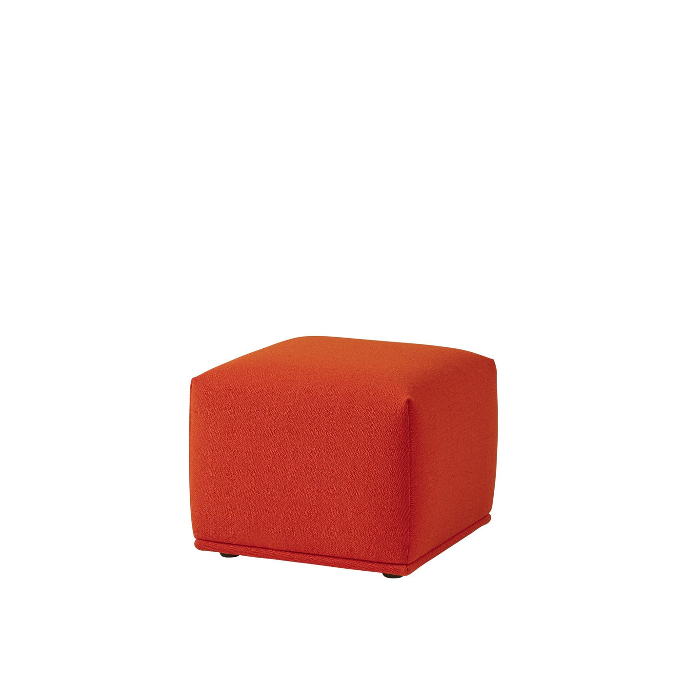 Vidar 542 by Kvadrat/Raf Simons. Red upholstery linen fabric made to order for Muuto Echo pouf. Order free fabric swatches at someday designs. 