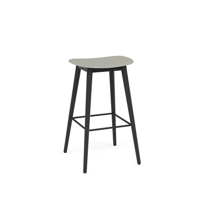 muuto fiber bar stool wood base, available at someday designs. #colour_grey