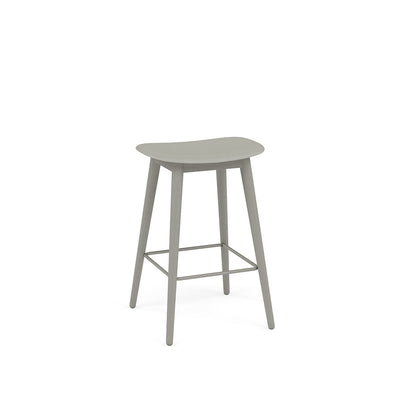 muuto fiber bar stool wood base grey available at someday designs. #colour_grey