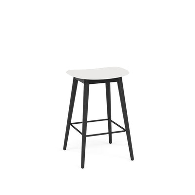 muuto fiber bar stool wood base available at someday designs. #colour_white