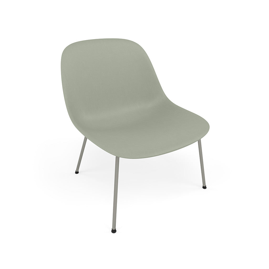 muuto fiber lounge chair dusty green tube base available from someday designs. #colour_dusty-green