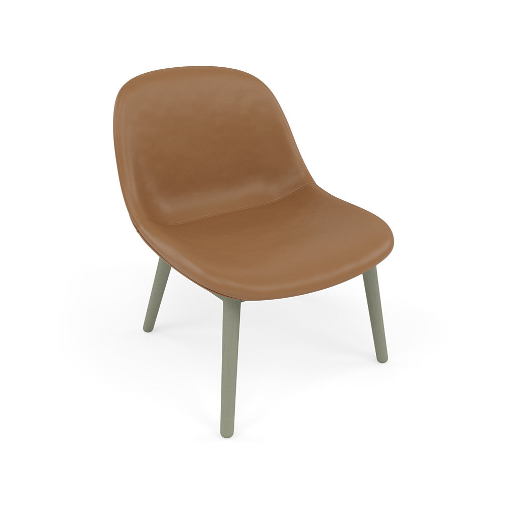 fiber lounge chair | wood base