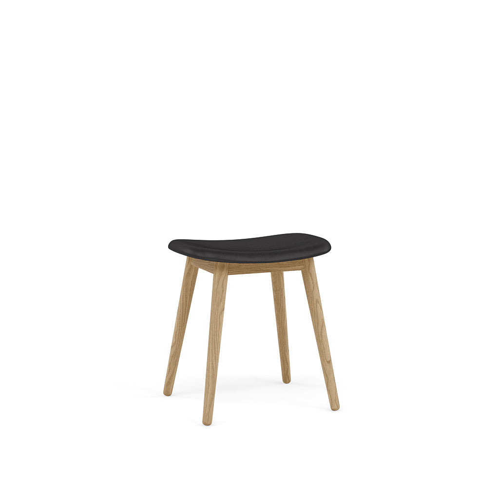 fiber stool | wood base