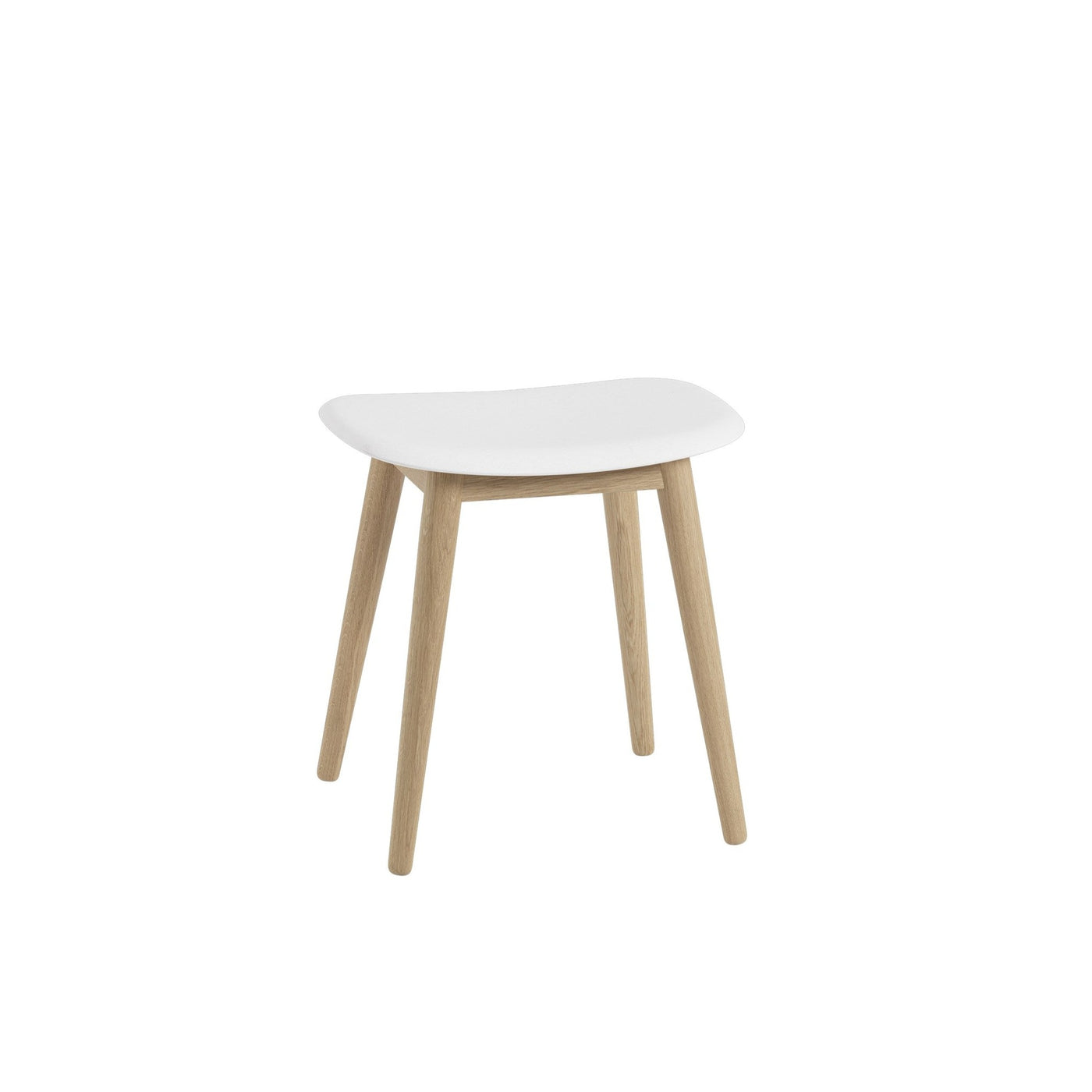 muuto natural white/oak fiber stool available at someday designs. #colour_white