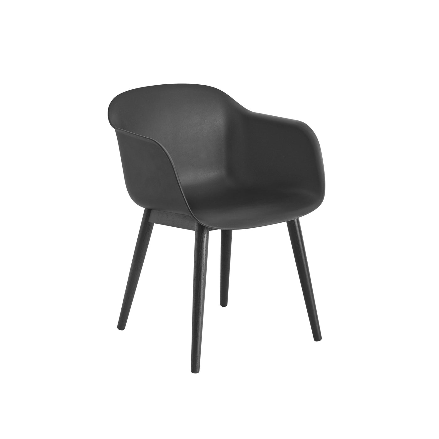 muuto fiber armchair black/black available at someday designs.  #colour_black