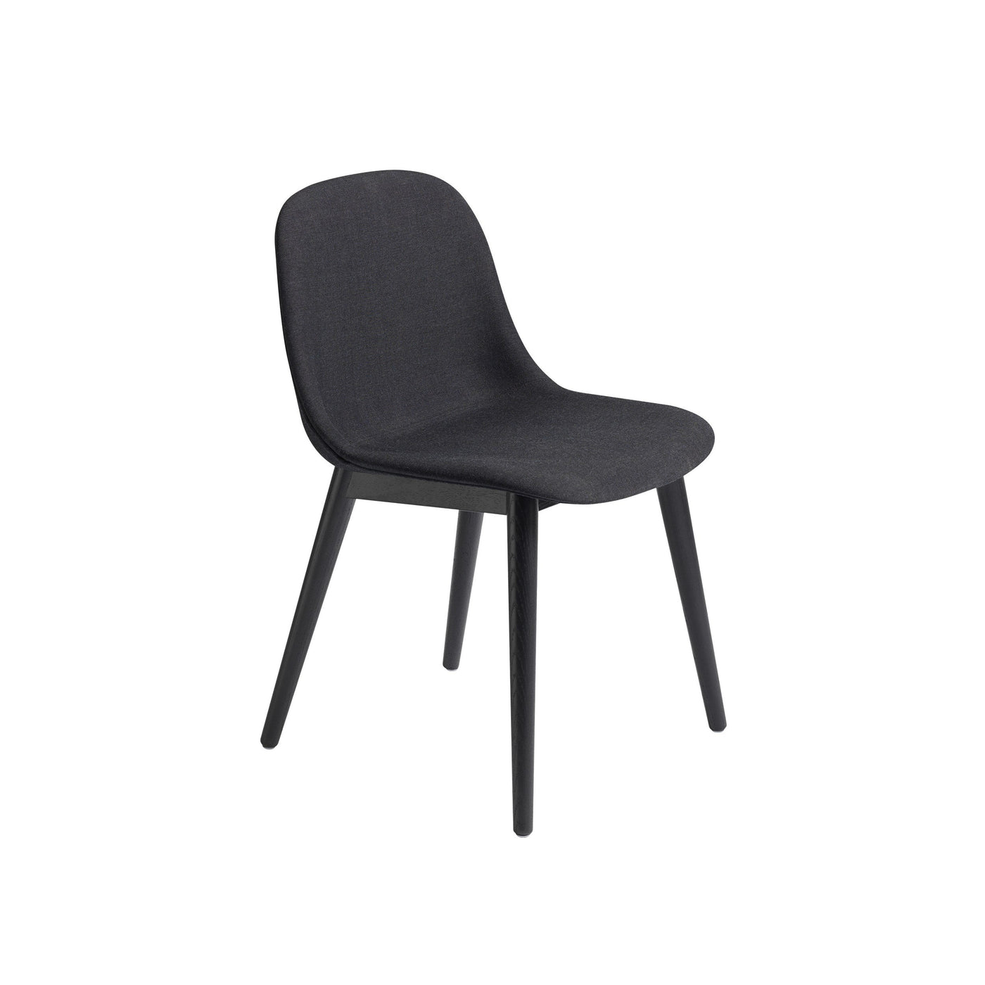 fiber side chair | wood base