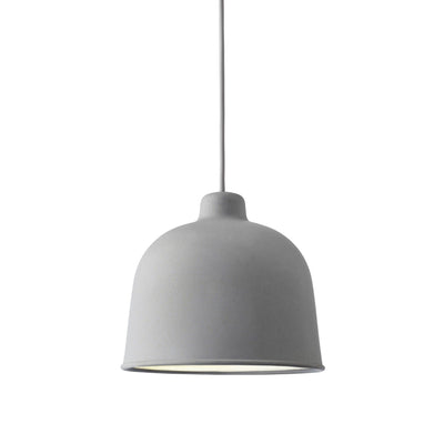 muuto grain pendant light grey available at someday designs.