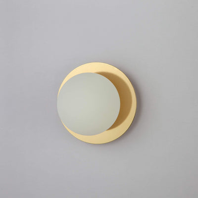 houseof opal disk wall light. British design at someday designs. #colour_brass