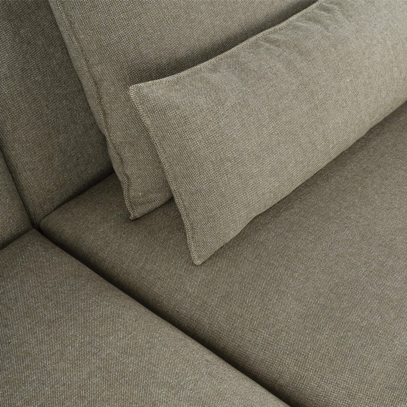 Clay 15 by Kvadrat. Natural shade upholstery linen fabric made to order for Muuto In Situ sofas. Order free fabric swatches at someday designs. 