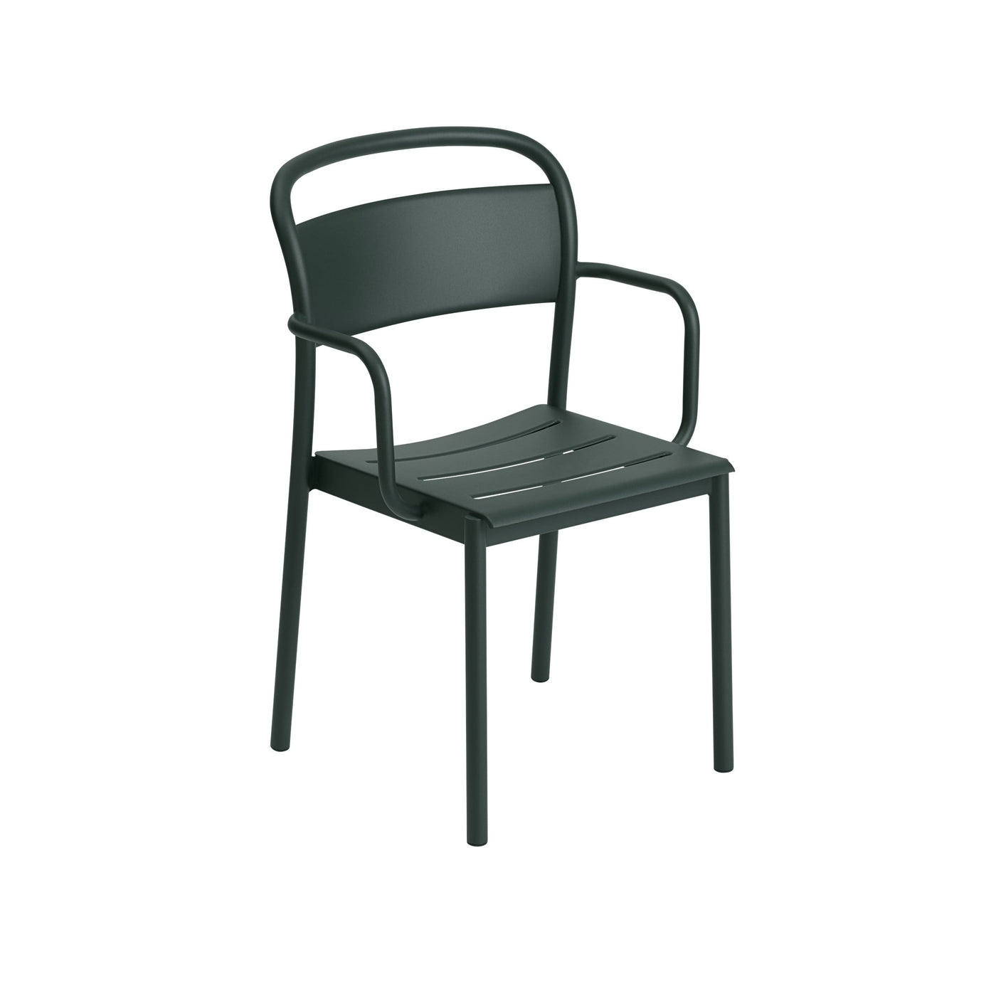 Muuto Linear Steel Armchair. Shop online at someday designs. #colour_dark-green