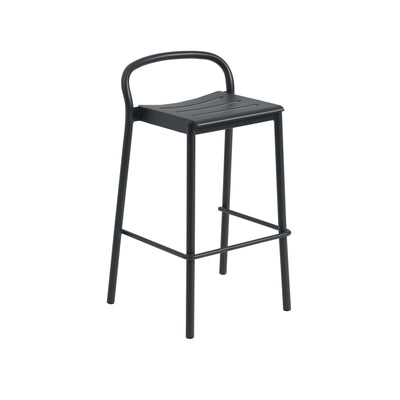 Muuto Linear Steel Bar Stool. Shop outdoor furniture at someday designs. #colour_black