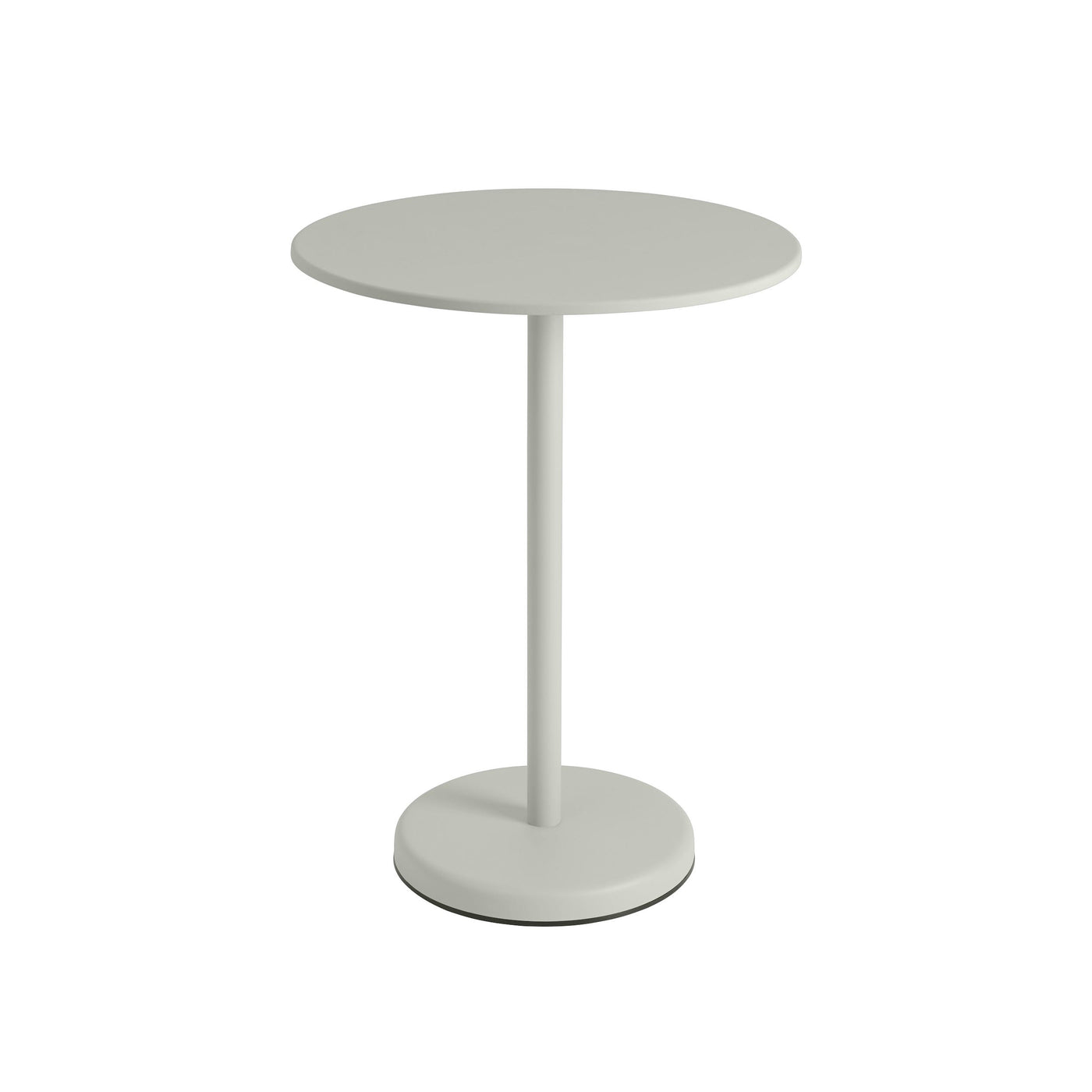 Muuto Linear Steel Cafe Table 95cm height. Shop outdoor furniture at at someday designs. #colour_grey