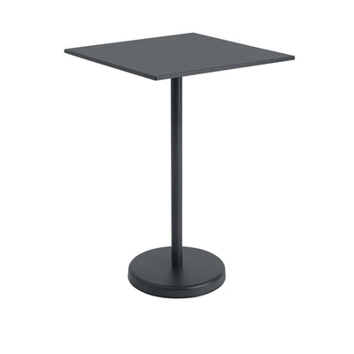 Muuto Linear Steel Cafe Table Square. Shop outdoor furniture at someday designs. #colour_black