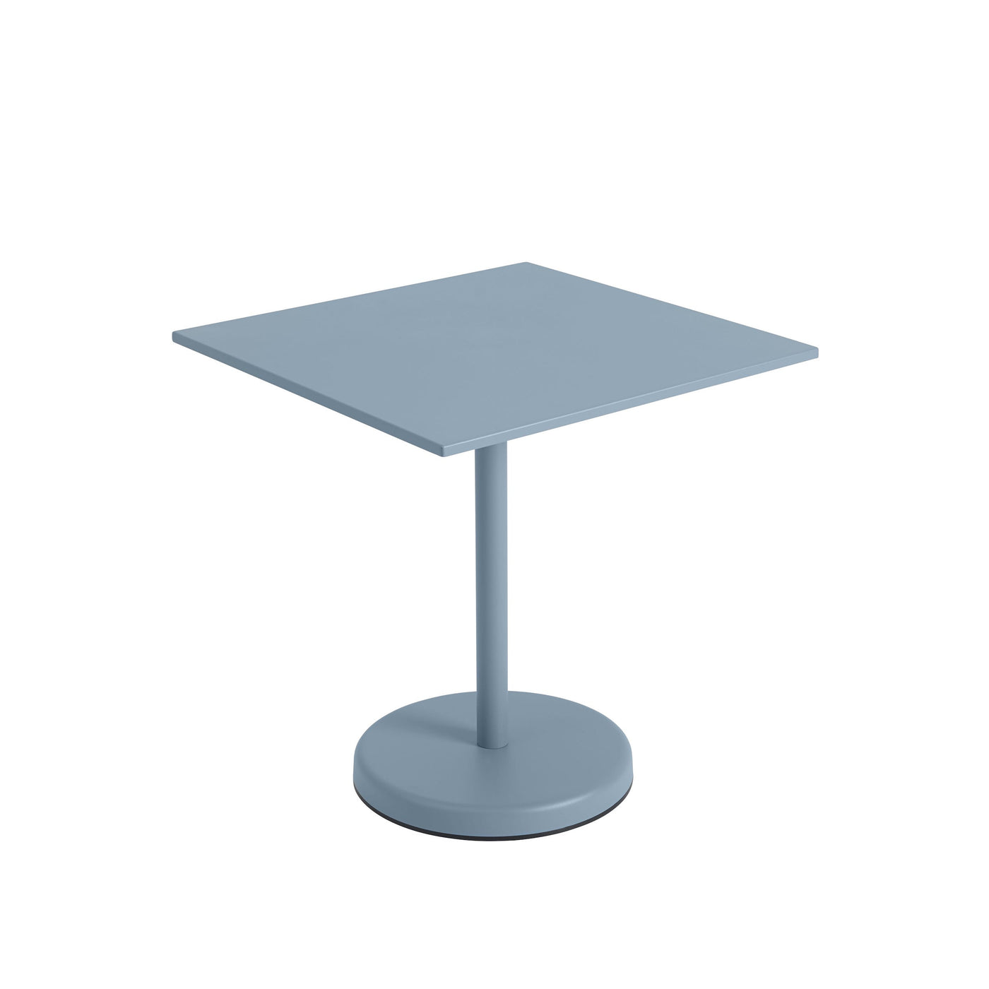Muuto Linear Steel Cafe Table Square. Shop outdoor furniture at someday designs. #colour_pale-blue