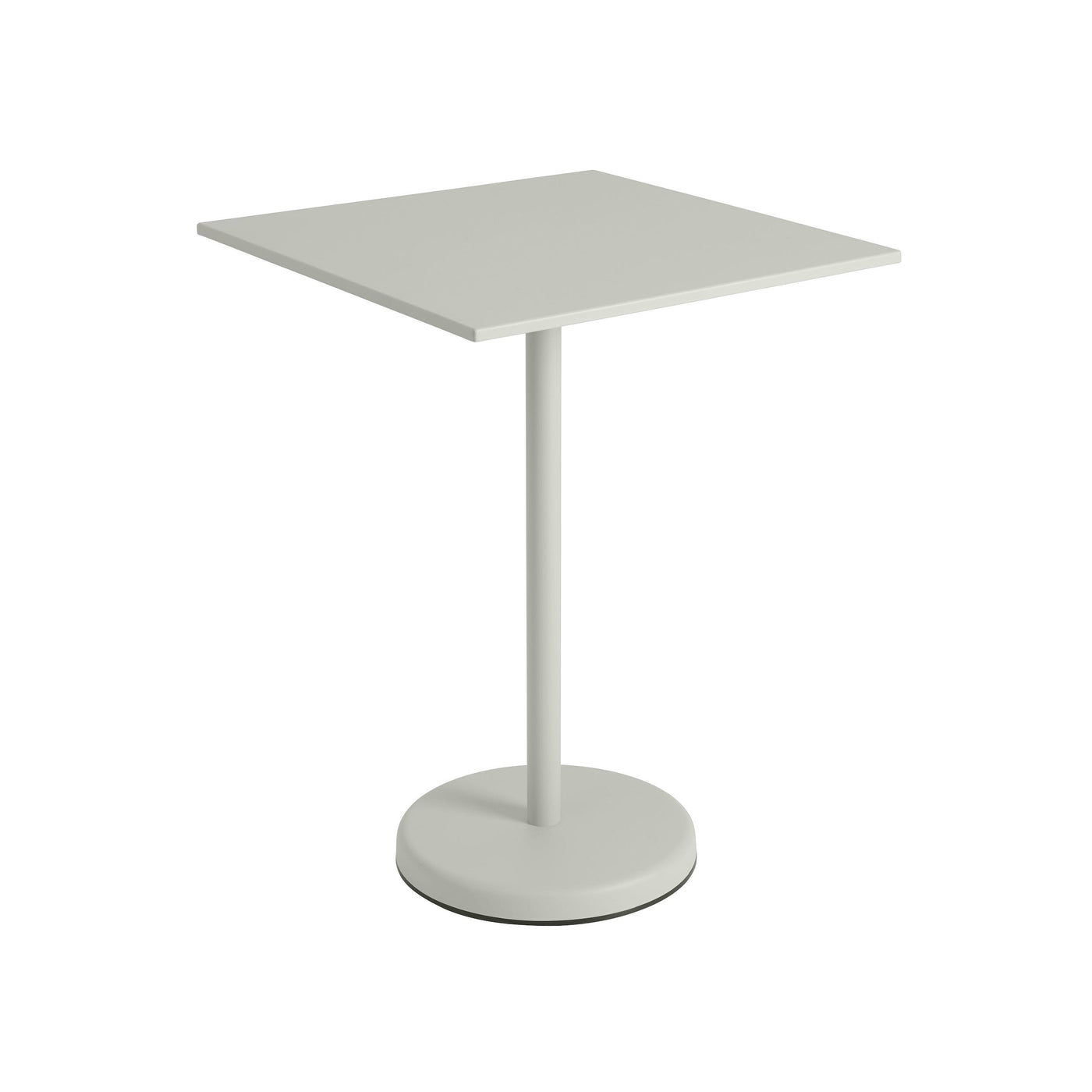 Muuto Linear Steel Cafe Table Square. Shop outdoor furniture at someday designs. #colour_grey