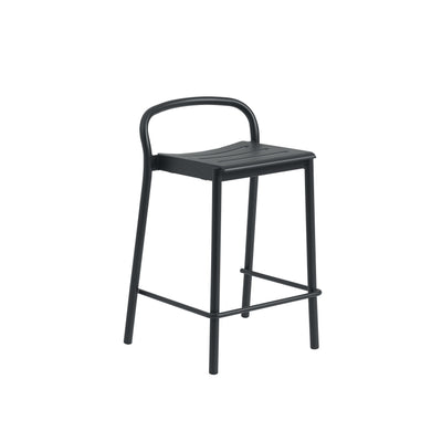 Muuto Linear Steel Counter Stool. Shop outdoor furniture at someday designs. #colour_black