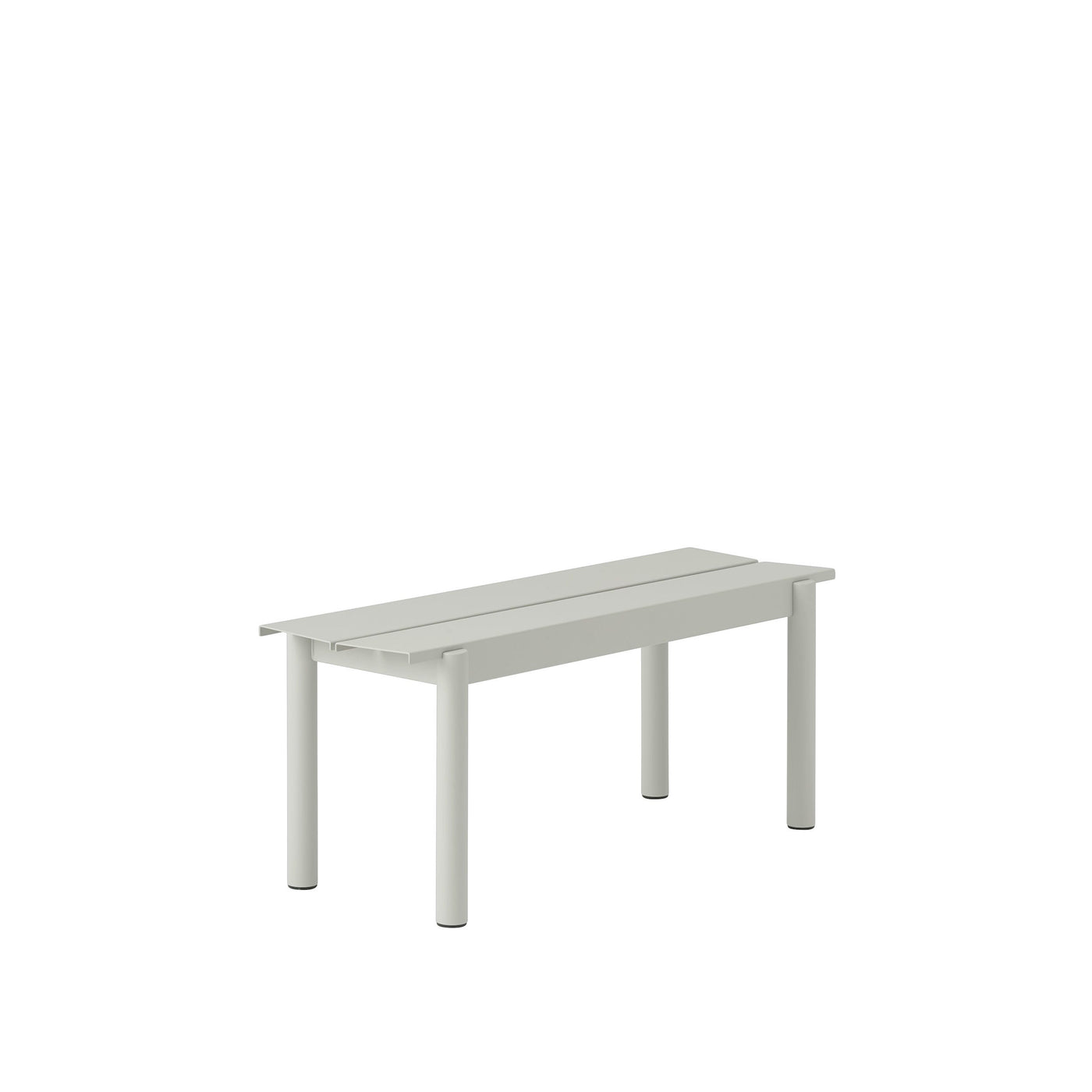 Muuto Linear Steel Bench, 34x110. Outdoor furniture at someday designs. #colour_grey