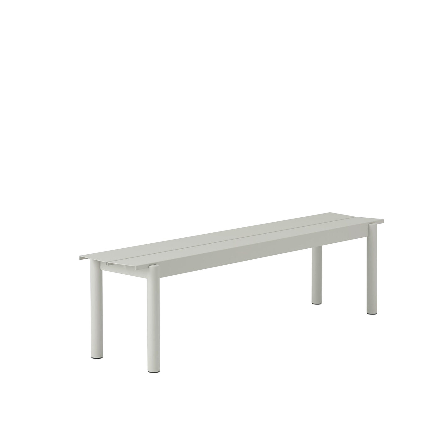 Muuto Linear Steel Bench, 34x170. Outdoor furniture by someday designs. #colour_grey