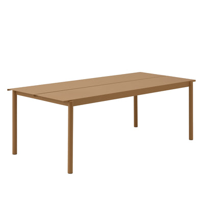 linear steel table