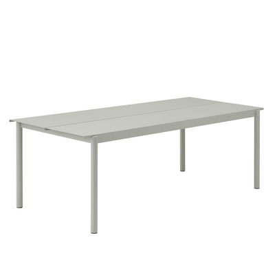 Muuto Linear Steel Table 220, outdoor furniture at someday designs #colour_grey