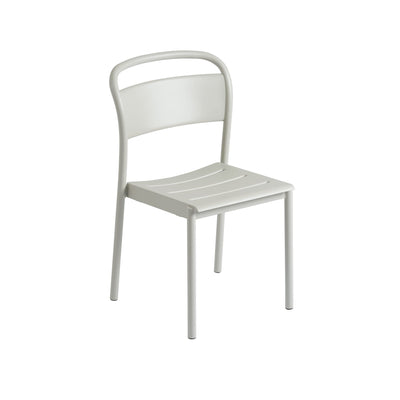 linear steel side chair