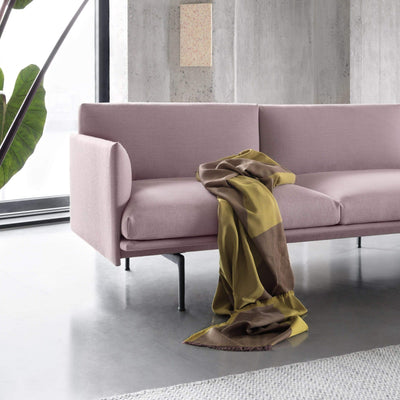 Muuto Outline Sofa in Fiord 551 pink fabric. Made to order from someday designs.. #colour_fiord-551