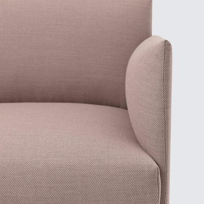 Muuto Outline Sofa in Fiord 551 pink fabric. Made to order from someday designs. #colour_fiord-551