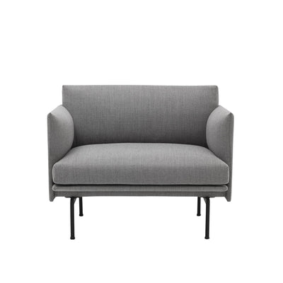 Muuto Outline Chair in Fiord 151 grey. Made to order from someday designs