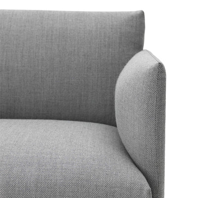 Muuto Outline sofa in Fiord 151 grey. Made to order from someday designs