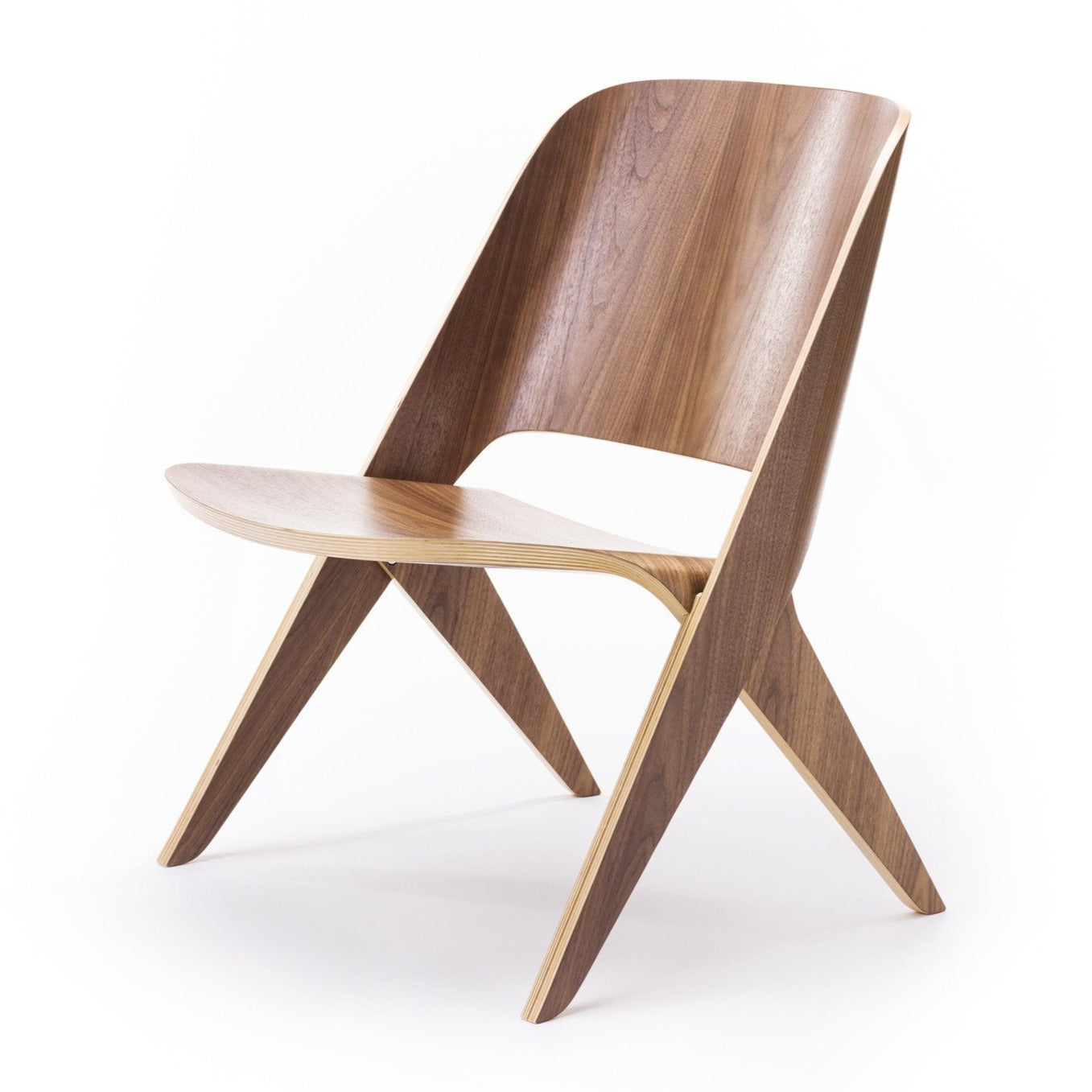 @somedaydesigns.co | Poiat lavitta lounge chair walnut. #colour_walnut