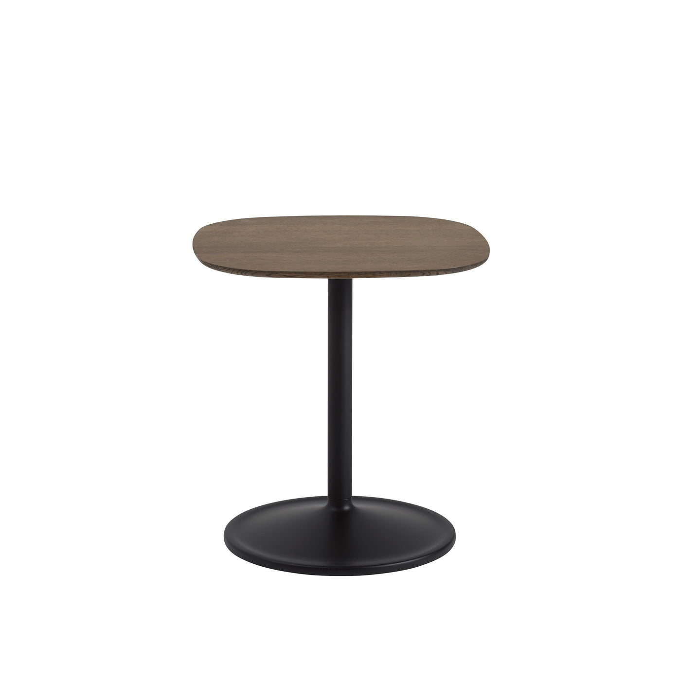 Muuto Soft side table Ø45 x 48cm high. Shop online at someday designs. #colour_solid-smoked-oak-black