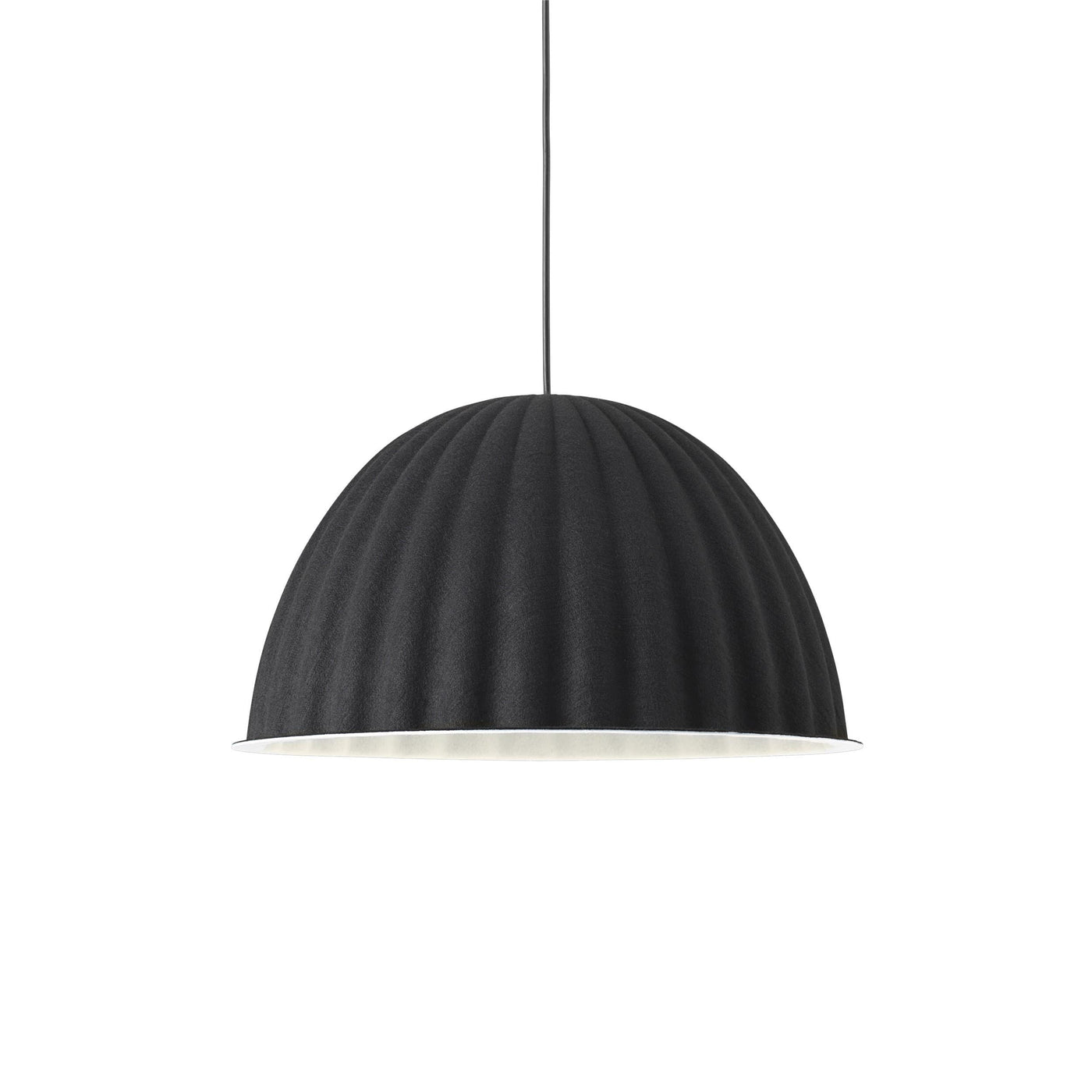 muuto under the bell pendant lamp grey small available at someday designs. #colour_grey-felt