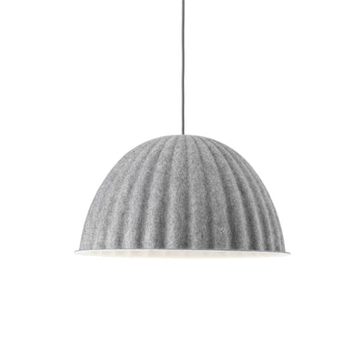 muuto under the bell pendant lamp grey small available at someday designs. #colour_grey-felt