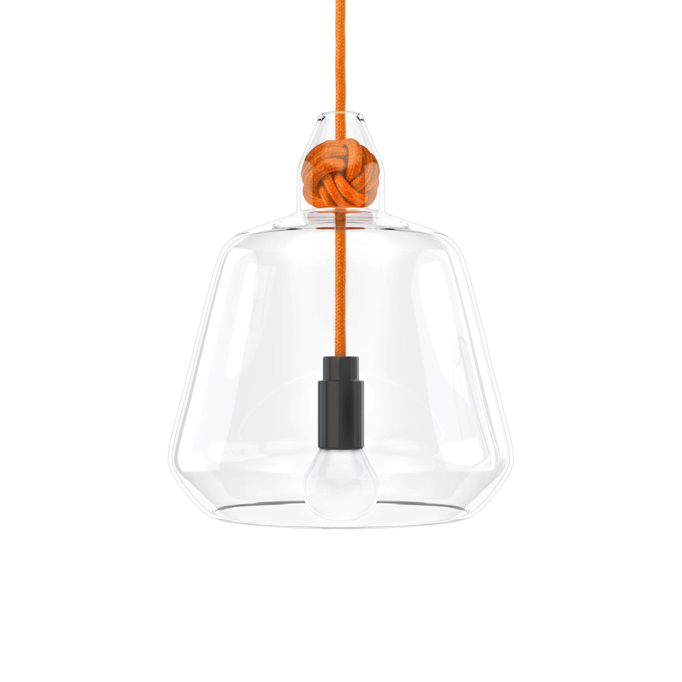 Vitamin Large Knot Pendant Lamp in orange. Buy now from someday designs