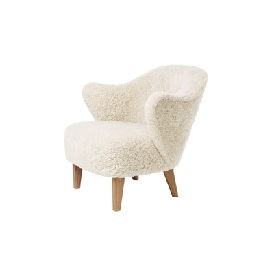 by Lassen Ingeborg Chair with natural oak legs. #colour_sheepskin-off-white
