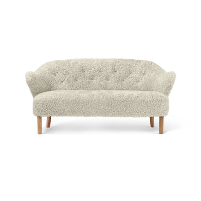 By Lassen Ingeborg sofa with natural oak legs. Made to order from someday designs. #colour_sheepskin-green-tea