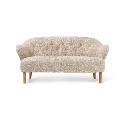 By Lassen Ingeborg sofa with natural oak legs. Made to order from someday designs. #colour_sheepskin-moonlight