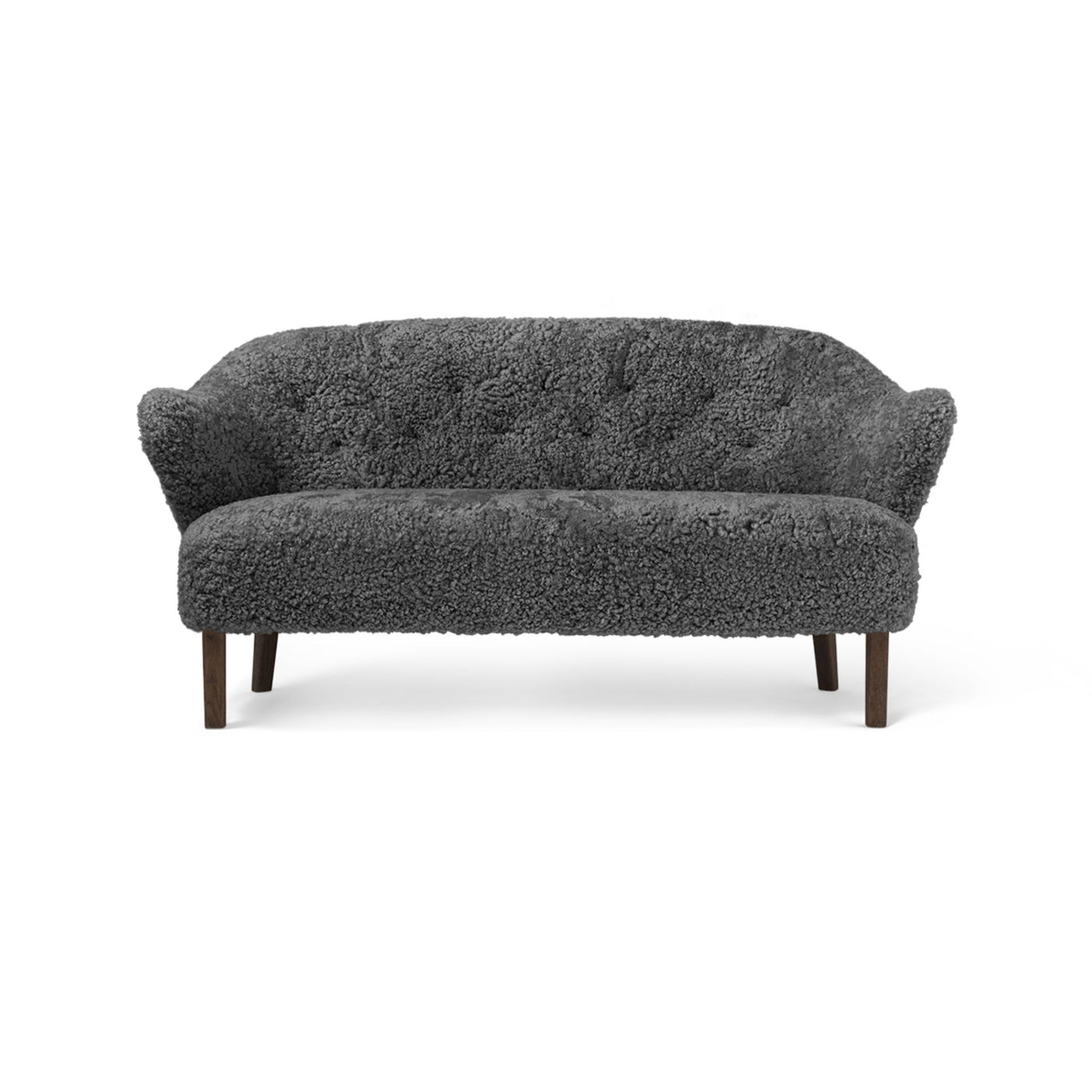 By Lassen Ingeborg sofa with smoked oak legs. Made to order from someday designs. #colour_sheepskin-anthracite