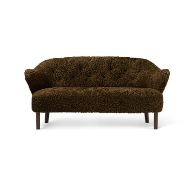 By Lassen Ingeborg sofa with smoked oak legs. Made to order from someday designs. #colour_sheepskin-espresso