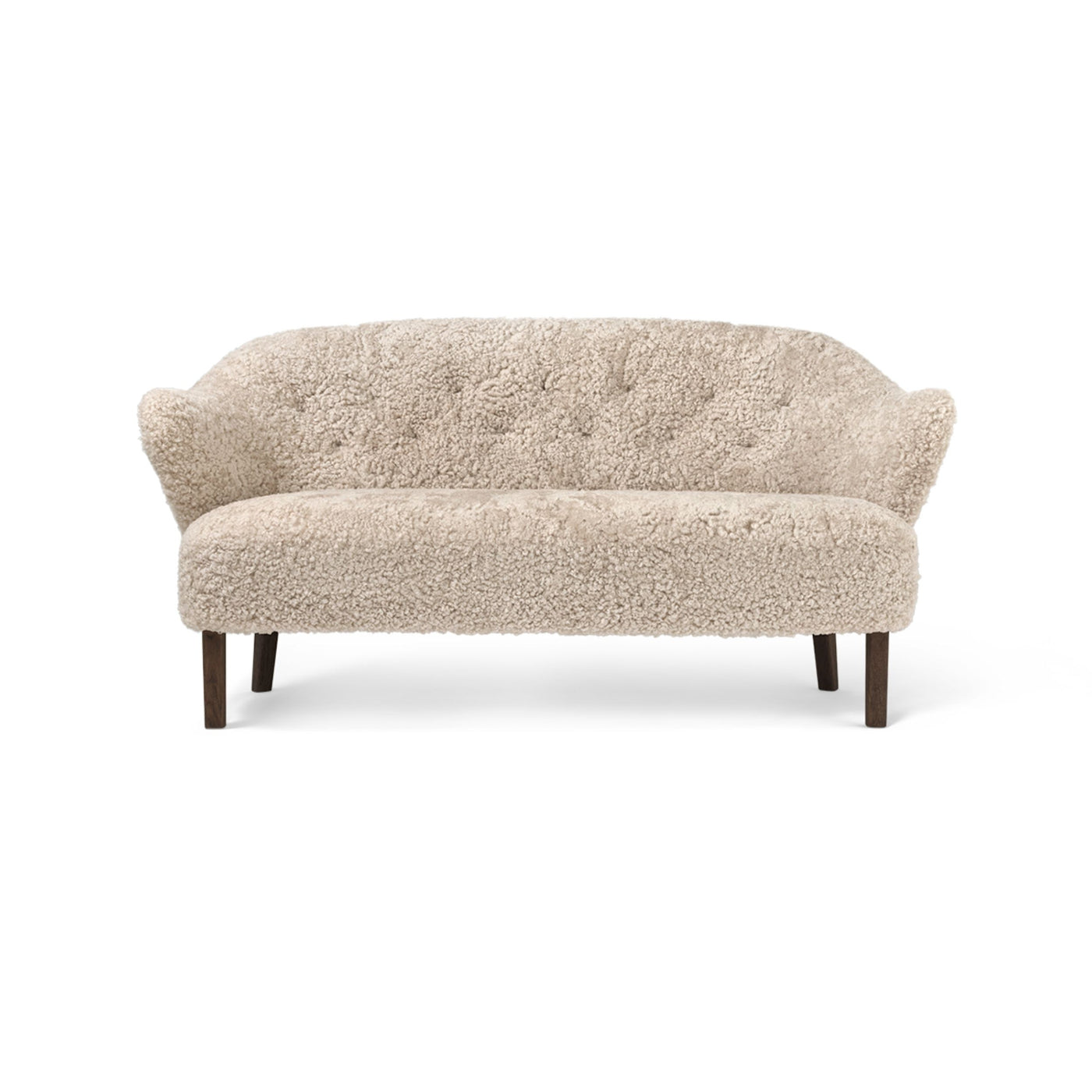 By Lassen Ingeborg sofa with smoked oak legs. Made to order from someday designs. #colour_sheepskin-moonlight
