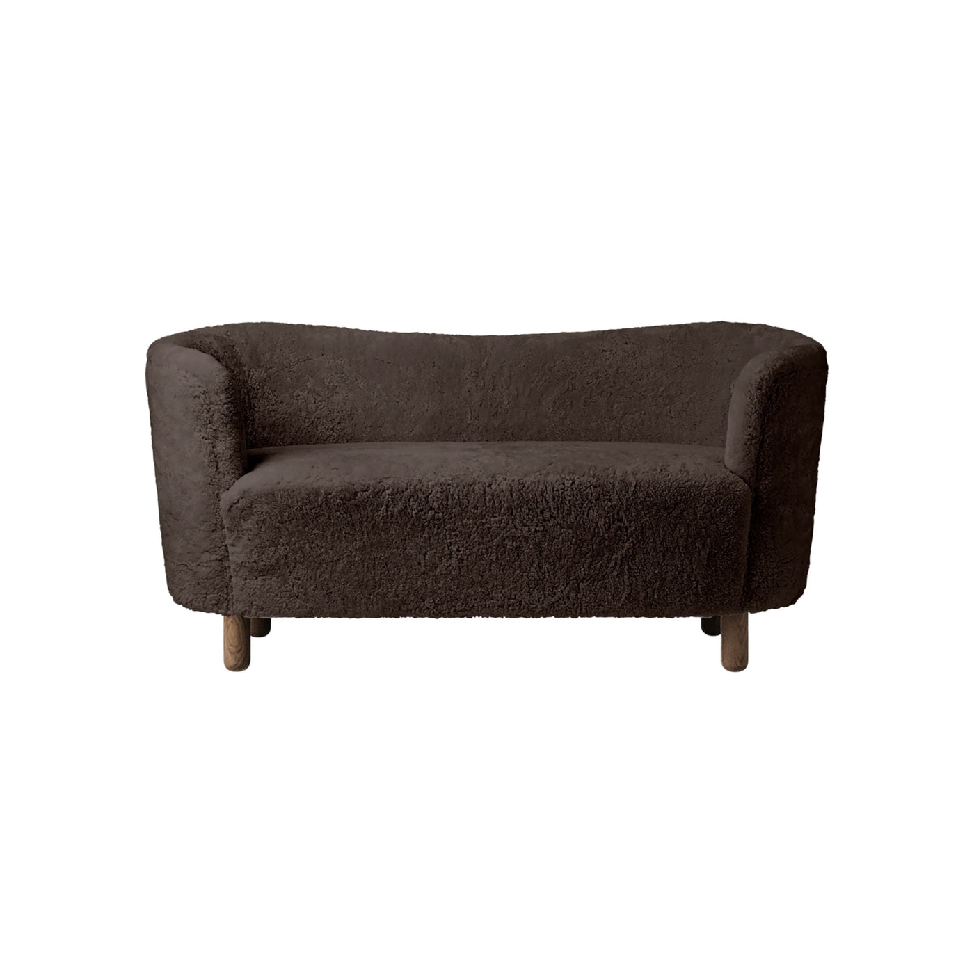By Lassen Mingle sofa with smoked oak legs. Made to order from someday designs. #colour_sheepskin-espresso