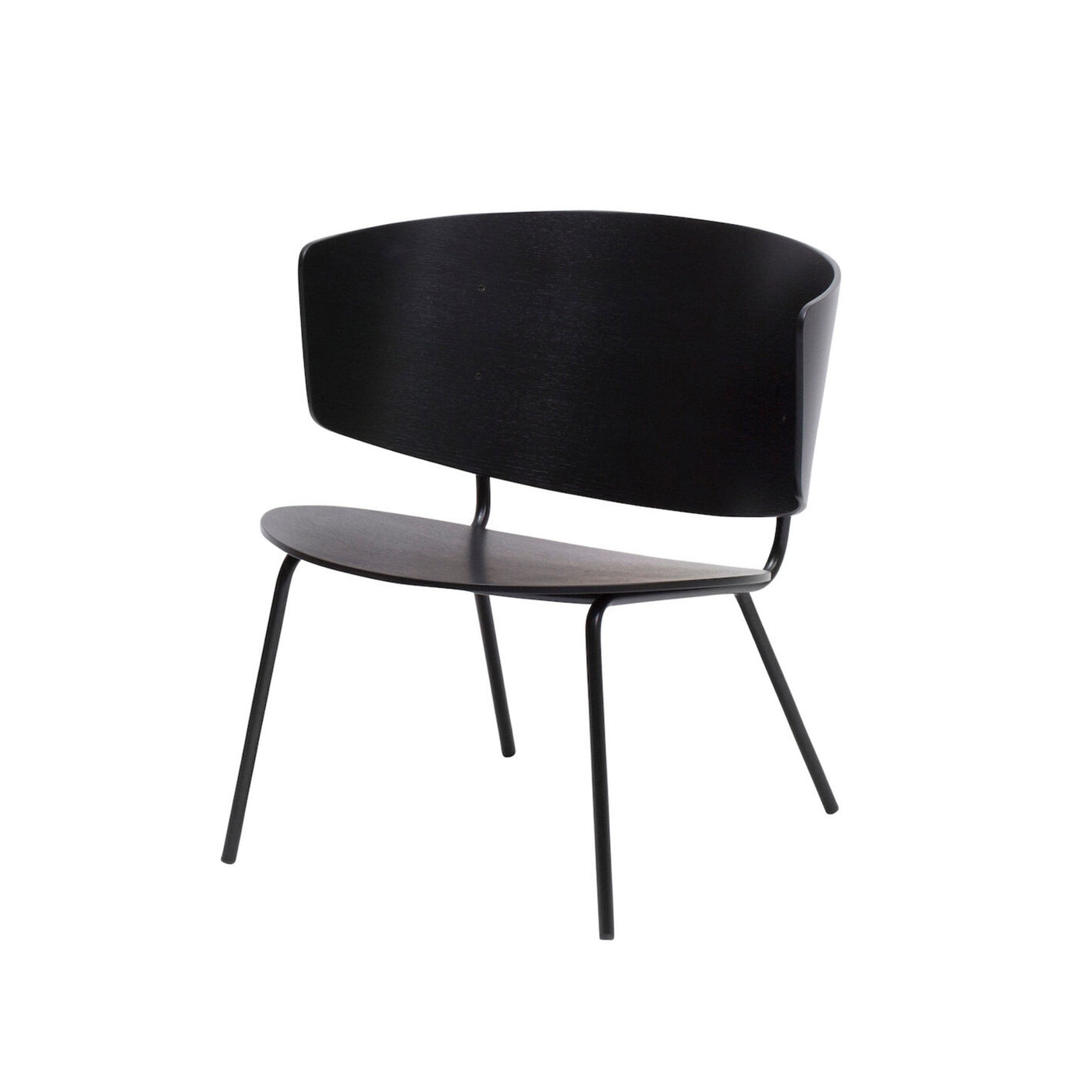 Ferm Living herman lounge chair black. Available from someday designs
