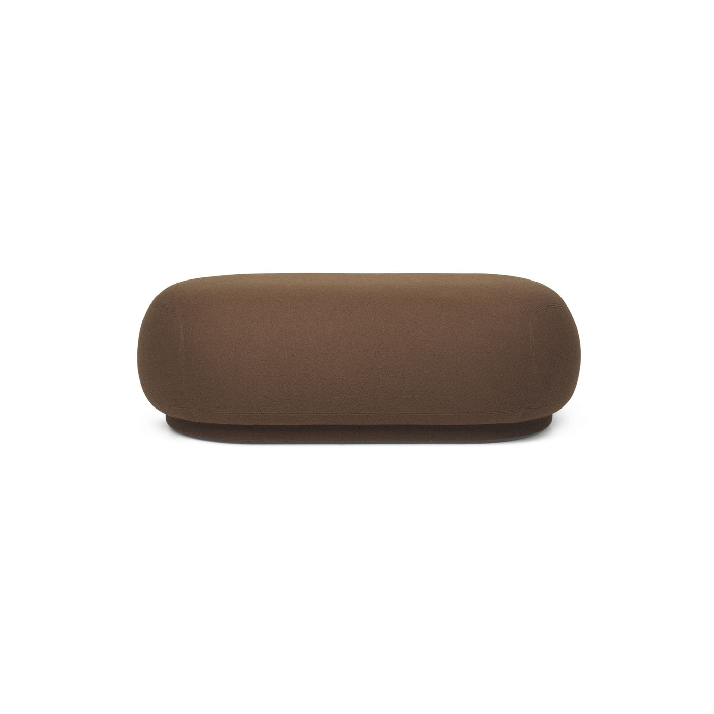 Ferm Living Rico Ottoman in Tonus 364 brown fabric. Made to order from someday designs. #colour_tonus-364