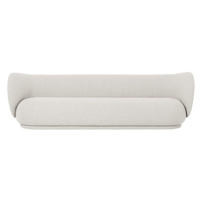 ferm living rico 4 seater sofa bouclé in off-white. Available from someday designs bouclé. #colour_off-white-boucle