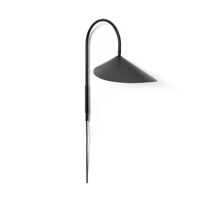 ferm living arum swivel wall lamp, ideal minimalist bedside light. Available to buy from someday designs. #colour_black