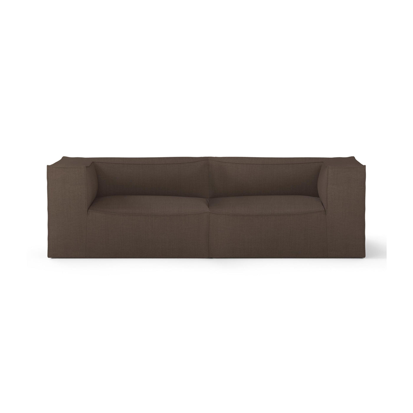 Ferm LIVING Catena Modular 2 Seater sofa. Made to order at someday designs #colour_linara-chocolate