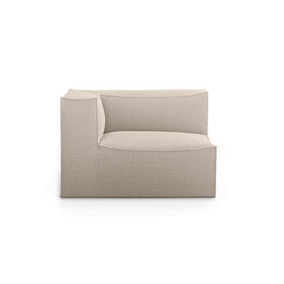 Ferm Living Catena Modular Series. Shop online at someday designs. S400 armrest left in #colour_natural-wool-boucle