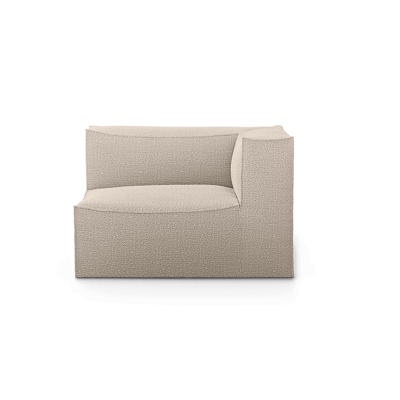 Ferm Living Catena Modular Series. Shop online at someday designs. S401 armrest right in #colour_natural-wool-boucle